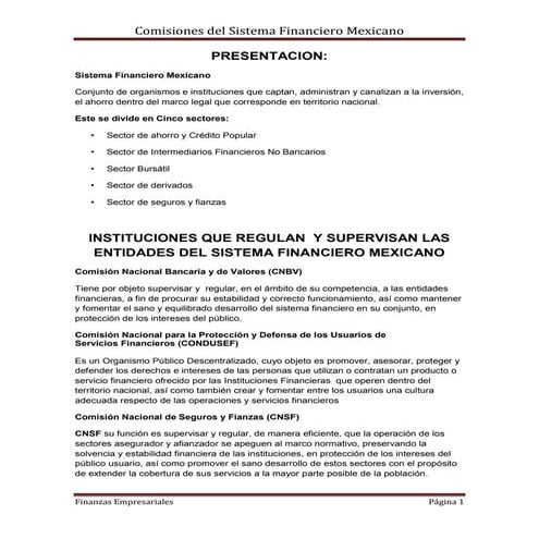 Comisiones del-sistema-financiero-mexicano