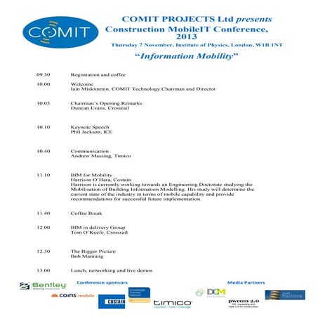 COMIT Sept 2016 - SRM Showcase | PPTX