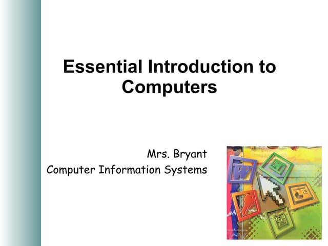 Intro to Computers | PPT
