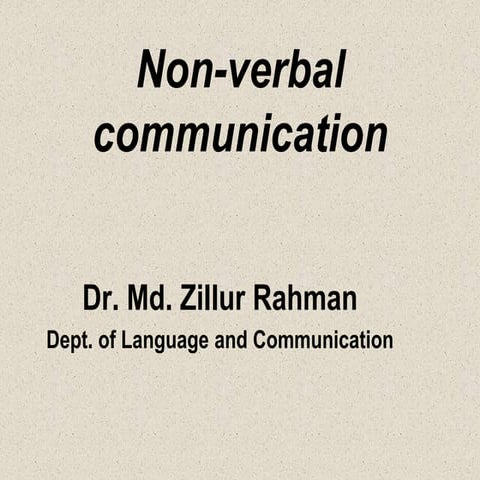 Comm-5,6 (Non Verbal).ppt