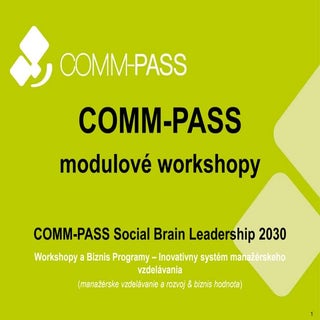 COMM-PASS modulové workshopy - mana...