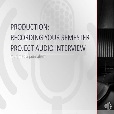 Documentary pitch | PPTX