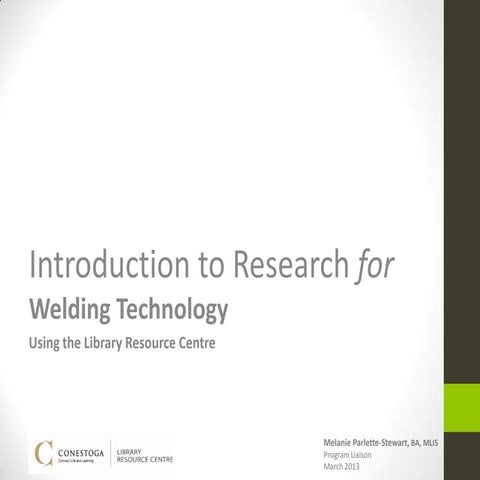 COMM1180 - Level 2 - Weldling (Neigh) March 2013