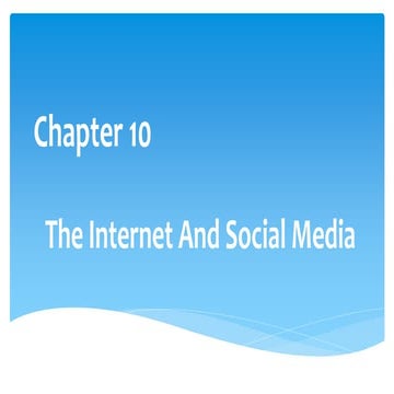 The World In Our Fingertips - Summary | PPTX