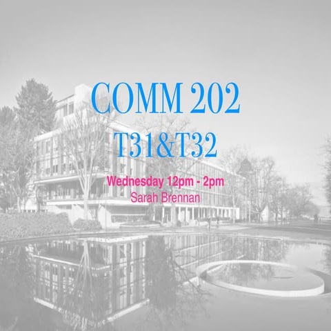 Comm 202 Skills Matrix - Brennan