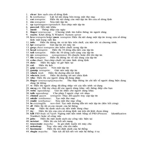 Command line in linux
