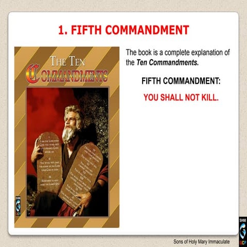 5th COMMANDMENTS IN THE TEN COMMANDMENTS