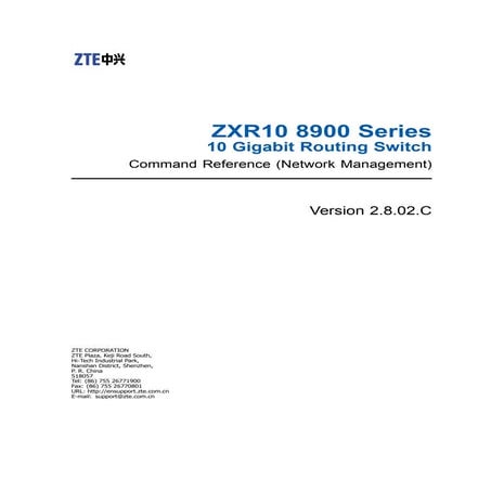 Command reference (nNEtetwork management)