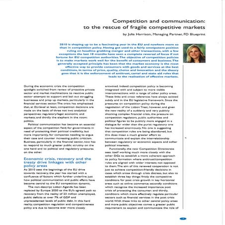 Role Of Economics In Competition Law | PDF