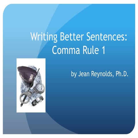 Comma Rule 1 | PPTX