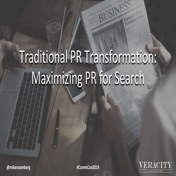 Traditional PR Transformation: Maximizing PR for Search