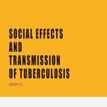 SOCIAL FACTORS CAUSING TB.