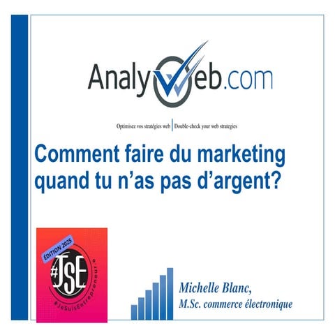 Comment faire du marketing quand tu n'as pas d'argent?