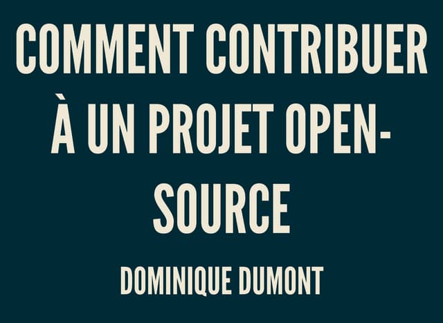Comment contribuer à un projet open source ?