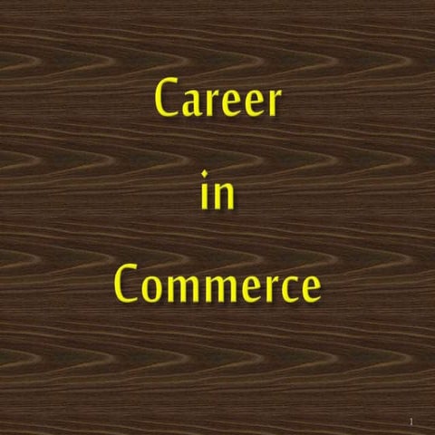 Commerce career by Sujoy