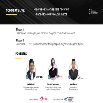 Las mejores estrategias para hacer un diagnóstico de tu eCommerce.