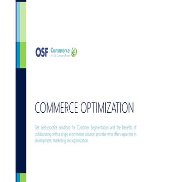 Commerce Optimization