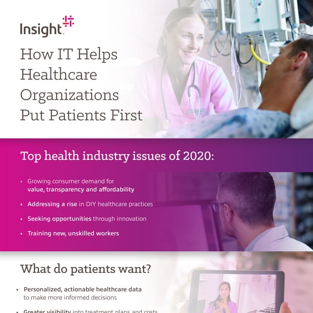 How IT Helps Healthcare Organizations Put Patients First