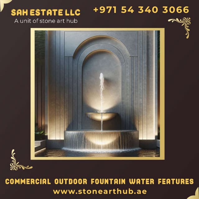 Commercial Outdoor Fountain Water Features | PDF