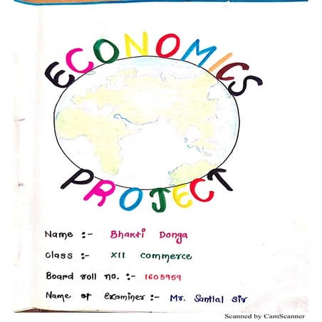 Commercial Bank and its Functions - Economics Class 12 Project
