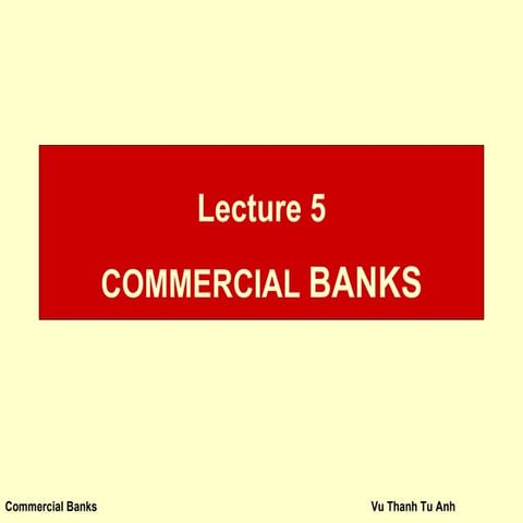 Commercial banks