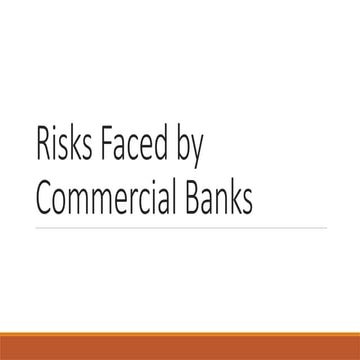 Commercial Banks Management Unit-2 Risks Faced by Commercial Banks.pptx