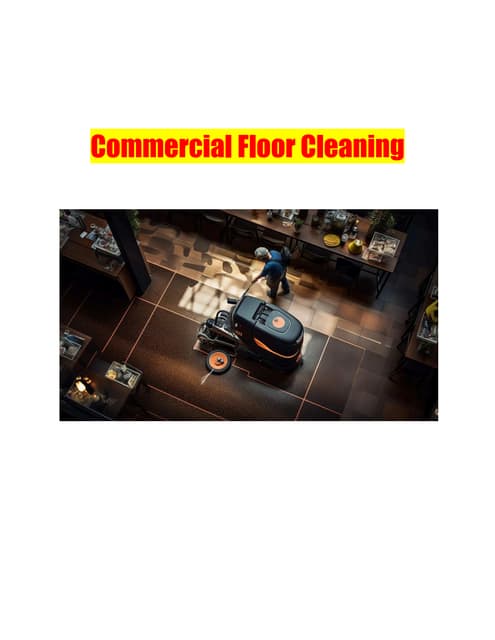 public area cleaning | PPT