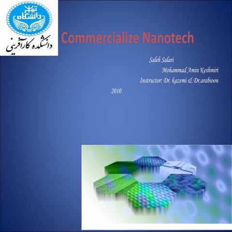 Commercialize Nanotech | PPT