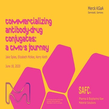 Commercializing antibody-drug conjugates: a CMO’s journey