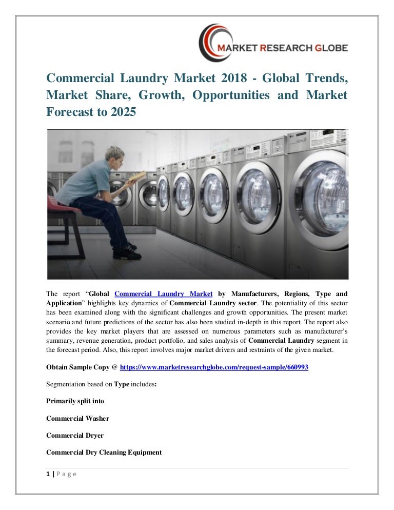 Commercial laundry market 2018 global trends, market share, growth,…