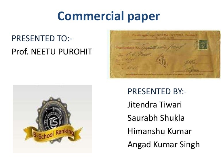 Commercial paper