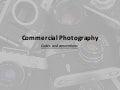 Commercial photography