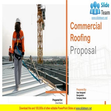 Commercial Roofing Proposal PowerPoint Presentation Slides