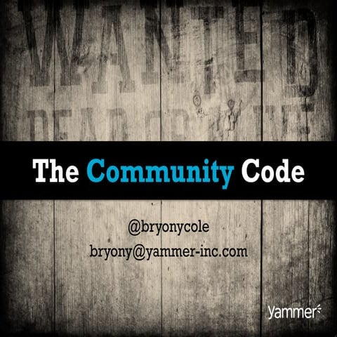 The Community Code