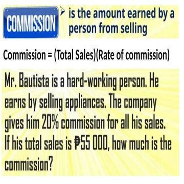 Commission, Application of rate, real life application.pptx