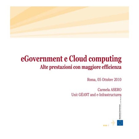 Commissione Europea Dg Infso   Carmela Asero