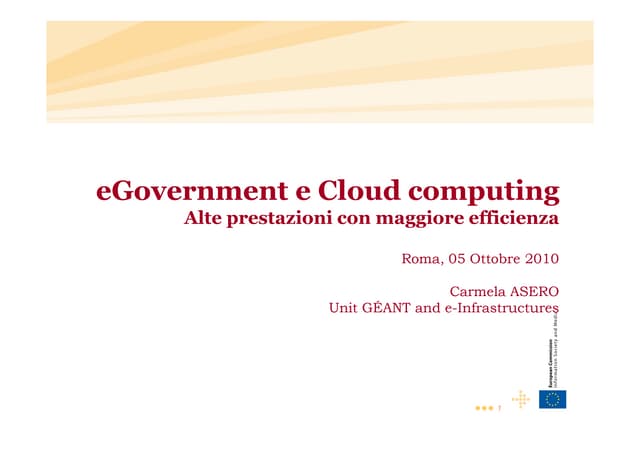 Commissione Europea Dg Infso   Carmela Asero
