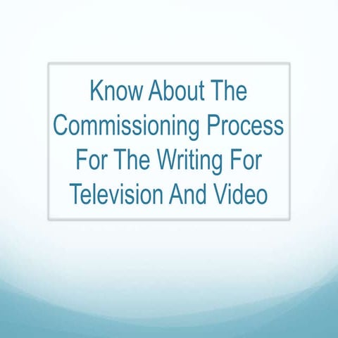Exploring the role of a scriptwriter | DOCX
