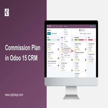 Commission Plan in Odoo 15 CRM | Odoo 15 Enterprise Editio