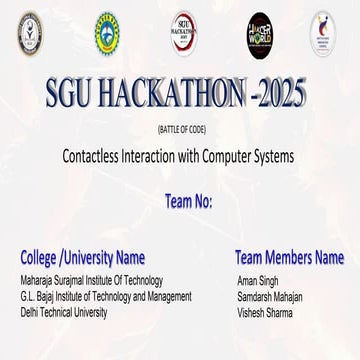 Commit-ment Issues_Contactless Interaction with Computer Systems_Presentation...