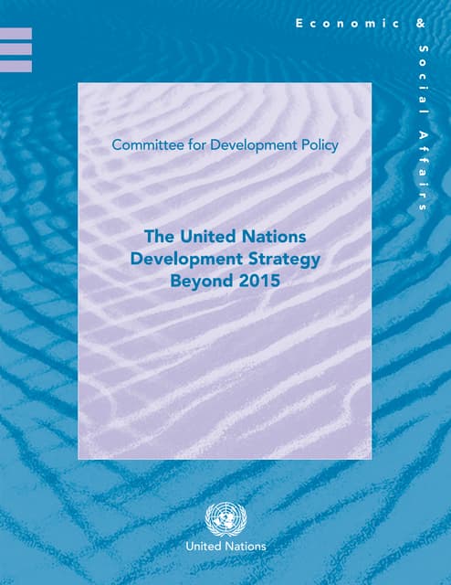 Commitee for development policy