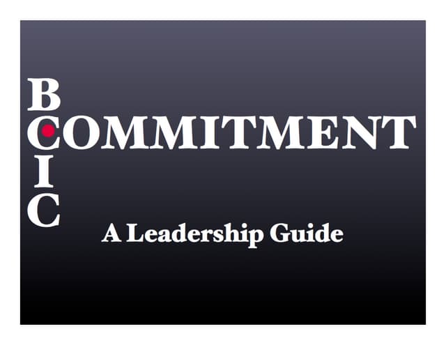 Commitment
