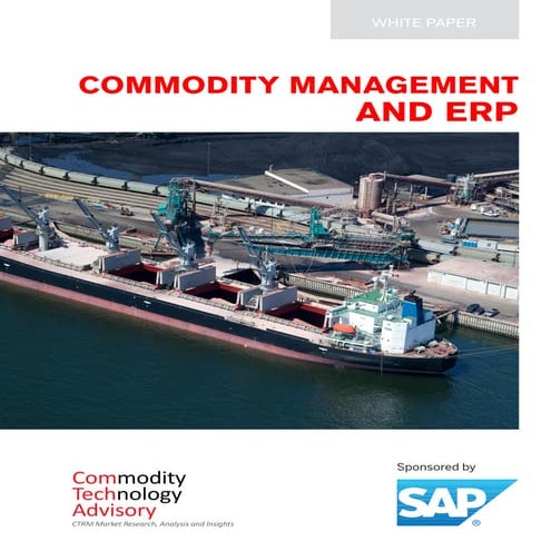 Commodity Management and ERP