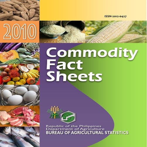 commodity fact sheet for year 2010 used in CDP