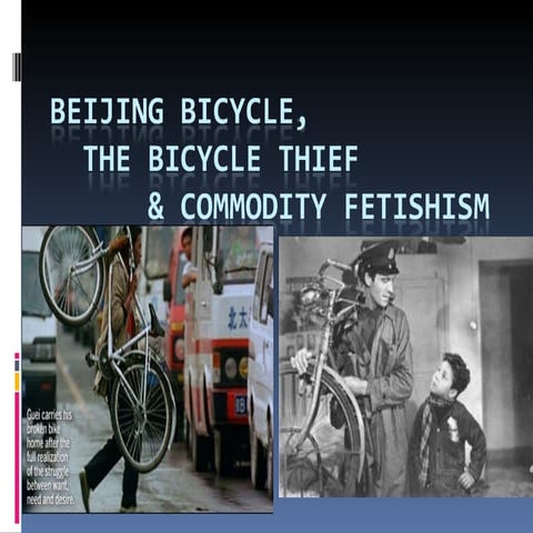 Commodity fetishism lecture