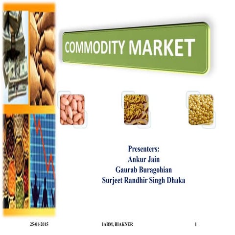 Commodity ppt | PPT
