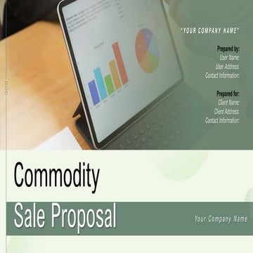 Commodity Sale Proposal PowerPoint Presentation Slides