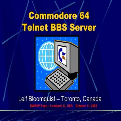 Commodore 64 Telnet BBS Server
