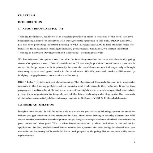 Home Automation using DTMF