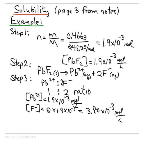 Common Ion Problems | PDF